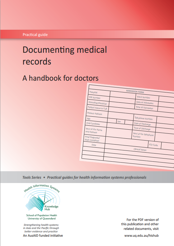 Documenting Medical Records A Handbook For Doctors Get Every One In